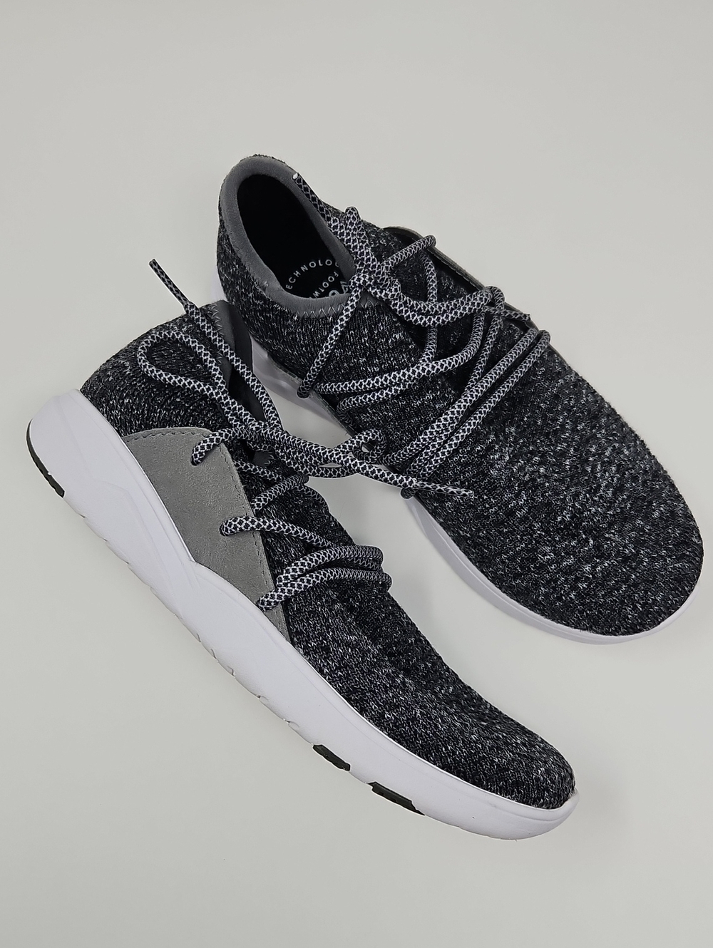 Vessi Cityscape Black Gray White  Waterproof Sneakers Women's 7 Athleisure